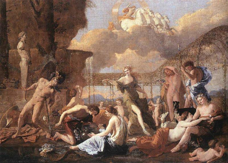 Nicolas Poussin Realm of Flora oil painting image